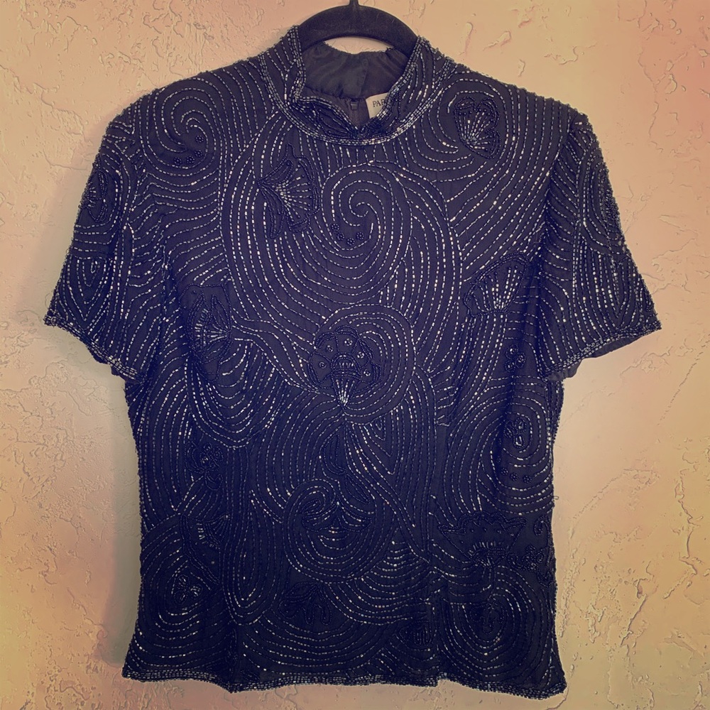 Vintage Beaded Top